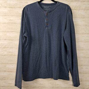 Lucky Brand Venice Burnout Long Sleeve Henley